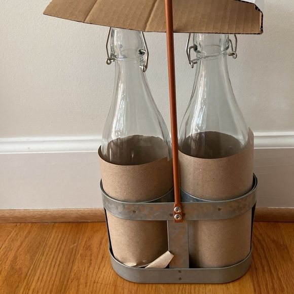 Heritage Home NWT 3 Piece Bottle Caddy - Picture 5 of 11